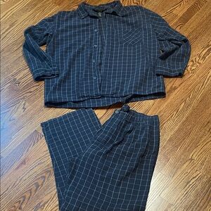 Men’s Croft & Barrow Flannel PJ Set large
